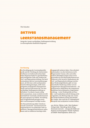 Aktives Leerstandsmanagement