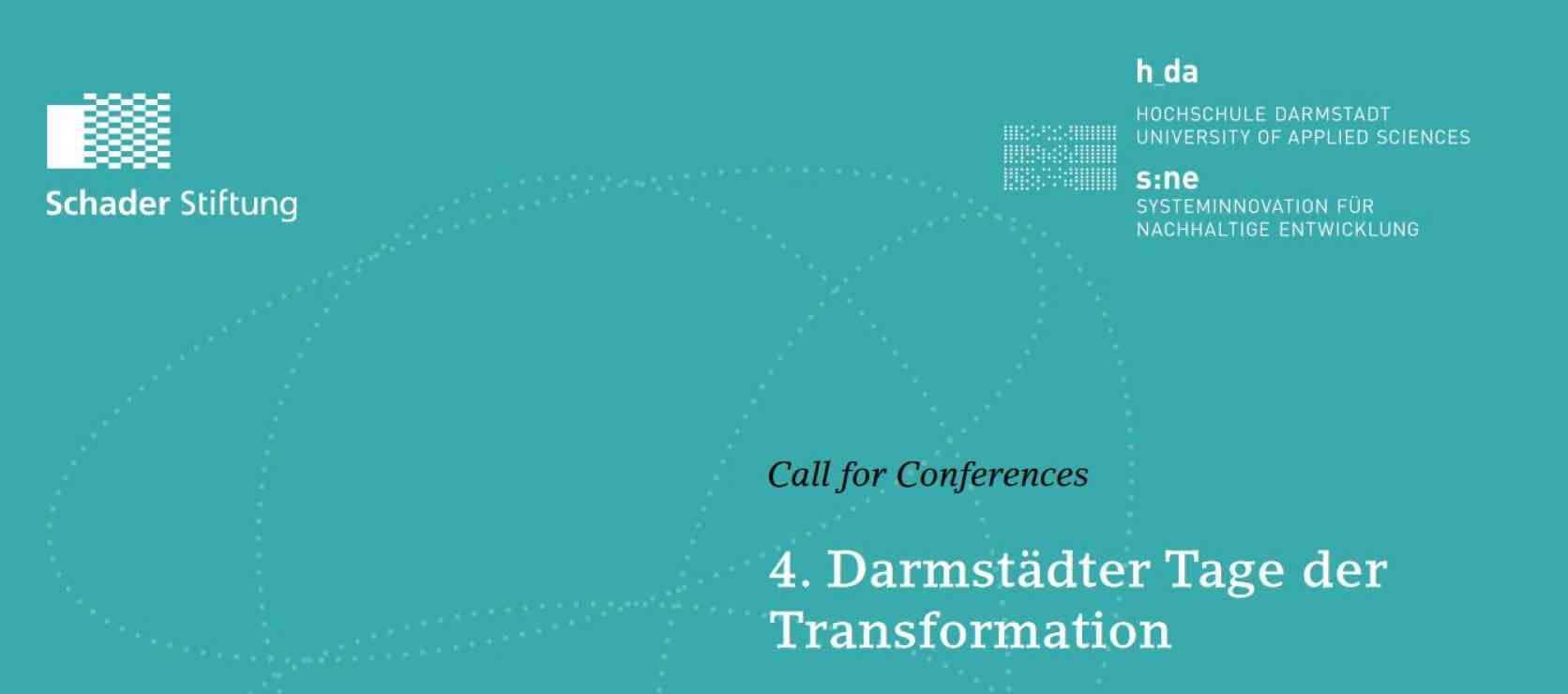 Call for Conferences: Darmstädter Tage der Transformation 2022